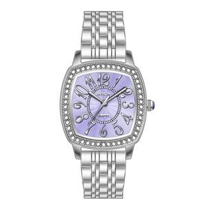 Invicta Wildflower Women's Silver Watch with Lavender Dial 69361.
